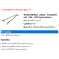 thumbnail image 2 of Windshield Wiper Linkage - Compatible with 1996 - 2002 Toyota 4Runner 1997 1998 1999 2000 2001, 2 of 2