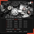 thumbnail image 2 of A-Premium 13PCS Engine Timing Belt Kit + Water Pump W/Tensioner Compatible with Subaru Outback 2000-2005, Forester Impreza 1999-2005 & Saab 9-2X 92X 2005-2006 - 2.2L 2.5L, Replace# 2928273H10, 2 of 9