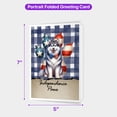 thumbnail image 5 of Patriotic Siberian Husky 4th of July Independence Paws 5x7in Folded Greeting Card Husky Dog Lover Gifts Single Note Card with Envelope - 02010, 5 of 5