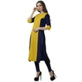 thumbnail image 3 of Moomaya Women's Ethnic Clothing Long Straight Punjabi Kurta For Women Indian Casual Dress, 3 of 6