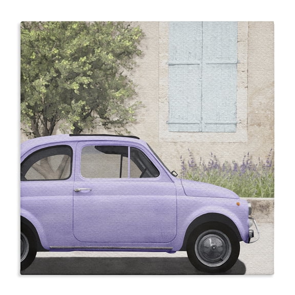 Stupell Industries Traditional Antique Purple Buggy Canvas Art, 17 x 17, by LSR Design Studio