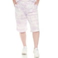 thumbnail image 4 of White Mark Soft Pajama Top and Capri Pant Lounge Set, 2-Piece, 1X-3X, 4 of 7