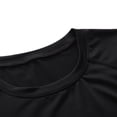 thumbnail image 3 of Men PRO Fitness Short-sleeved Sportswear Running Training Blouse High-elastic Sweating Quick-drying T-shirt,Black, 3 of 9