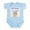 Sky Blue, variant on CafePress - My Daddy Is A Chef Infant Bodysuit - Baby Light Bodysuit, Size Newborn - 24 Months