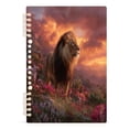 thumbnail image 6 of Wirebound Notebook Hardcover Spiral Notebooks Majestic Powerful Lion, 60 Pages, 80 GSM, 5.7 x 8.3in, 6 of 7