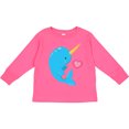 thumbnail image 3 of Inktastic Cute Narwhal Boys Long Sleeve Toddler T-Shirt, 3 of 5