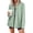 Light Green-#001, variant on Women's Waffle Knit Shacket Loose Fit Button Down Shirt Long Sleeve Collared Top with Chest Pocket Casual Fall Shirt Jacket,Khaki 2XL