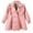 Pink, variant on Lindreshi Winter Coats for Toddler Girls and Boys Children's Fashion Long Dress Faux Leather Long Sleeve Skirt Coat Girl's Versatile Top