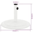 thumbnail image 2 of vidaXL Umbrella Weighted Base Patio Parasol Stand for Poles of 1.4"/1.5"/1.9", 2 of 9