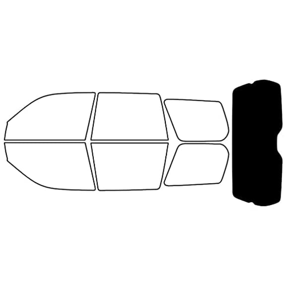 Avery Dennison NR Nano Ceramic IR Window Tint Kit Compatible with Subaru Forester 2003-2005 - Rear