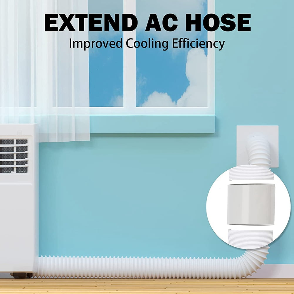 Portable Air Conditioner Exhaust Hose Coupler Window Adapter AC Unit Tube Connector Parts & Accessories 5.9Inch