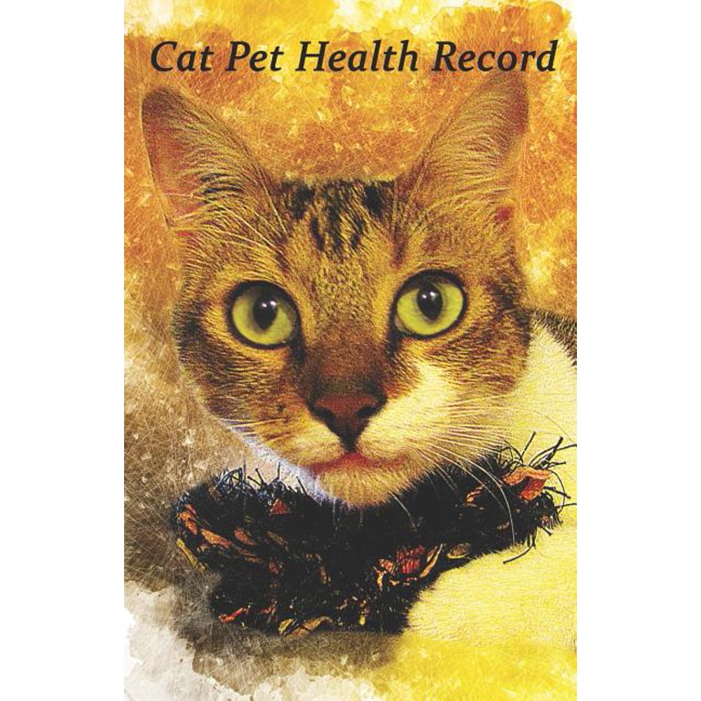 Cat Pet Health Record Cat Vaccination Record and Shot Log Book