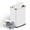 White, variant on KSSKSS 2.1 Gallon/8L Stainless Steel Bathroom Trash Can with Swing Lid, Silent Garbage Can for Bathroom, Bedroom, Office,Living-Room (Titanium Silver)