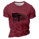 thumbnail image 1 of Camisetas de Manga Larga para Hombres Imprimir Casual Cuello Redondo Camiseta de Manga Corta, Camisetas de Manga Larga para Hombres Algodón, 1 of 4