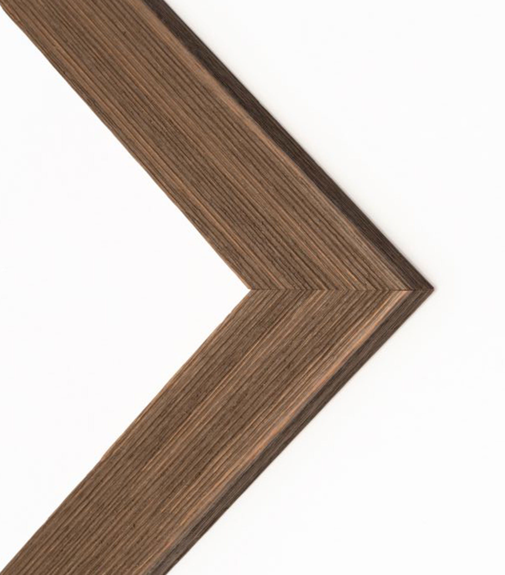 18x48 Frame Brown Barnwood Picture Frame - Modern Photo Frame Includes UV Acrylic Shatter Guard