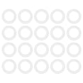 thumbnail image 1 of STRANDCHIC Silicone Seal Assortment Rings 100Pack Flat Circular Washers For Plumbing And Automobile Repair 0.3X2.4in, 1 of 6