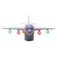 thumbnail image 2 of WonderPlay All Aboard! Bump and Go Electric Air Bus A380 Kids Action Airplane - Model Plane with LED Lights and Sounds - Changes Direction On Contact - Red, 2 of 9