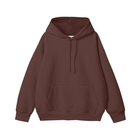S-4X Plus Size Hoodies for Men Fleece Lined Sweatshirts with Pocket Big & Tall Mens Casual Solid Color Pullover Long Sleeve Thermal Warm Hoodie Tops