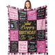 thumbnail image 1 of LHSHID Birthday Gifts for Women Gifts for Women Birthday Unique Birthday Gifts for Women Friendship Birthday Gifts for Her Girls Mom Wife Sister Grandma Birthday Blanket 50"x60", 1 of 7