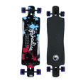 thumbnail image 1 of Paradise Longboard Complete Paint Splatter Drop Through 10" x 40", 1 of 4