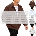 thumbnail image 3 of Hulanddfd Mens Jacket Zip Up Colla Bomber Coat, Long Sleeve Casual Outerwear with Pockets & Ribbed Hem, Daily Wear, 3 of 9
