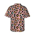 thumbnail image 3 of Haiem Leopard Printed Hawaiian Shirt for Men - Men’s Casual Beach Summer Shirts - Stretch Fabric with Modern Fit-XX-Large, 3 of 9