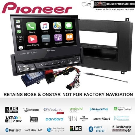 Pioneer AVH-3500NEX DVD Receiver fits 2003-2007 Cadillac CTS  2004-2006 SRX