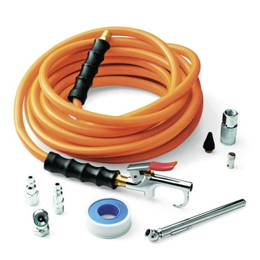 Avagard® 3/8" x 25' PVC Air Hose Kit - 10 Piece