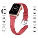 thumbnail image 4 of Correas de cuero compatibles con Apple Watch 38 mm-40 mm / 42 mm-44 mm, correa de cuero de grano superior pulsera delgada y delgada para iWatch Series 5/4/3/2/1 Adepaton 2033273-17, 4 of 9