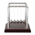 thumbnail image 2 of Pendulum Balance Balls, Stress Relief Decorate Energy Conservation Gravity Effect Multipurpose Swinging Balance Pendulum  for Office Desk, 2 of 7
