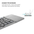 thumbnail image 6 of Folding Wireless Keyboard for TCL 30 XE 5G, 20 XE, V 5G, A30 (A3), 4X 5G - Rechargeable Portable Compact Compatible With TCL 30 XE 5G, 20 XE, V 5G, A30 (A3), 4X 5G, 6 of 7