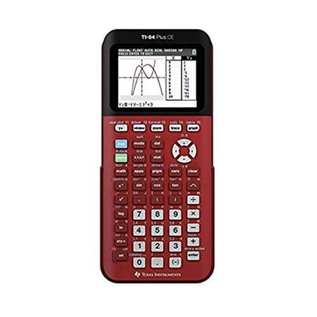 TI-84 Plus CE Color Graphing Calculator  Red Texas Instruments TI-84 Plus CE Radical Red Graphing Calculator