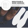 thumbnail image 2 of OATIPHO 20Pairs White Breathable Shoe Insoles for Shoes Ultra Thin Sweat Absorbing Inserts, 2 of 6