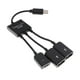 thumbnail image 1 of Adaptador HUB Micro USB con Enchufe Adaptador OTG de Fuente de Alimentación shamjiam Cable USB Tipo C ABS, 1 of 8
