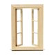 thumbnail image 1 of 1/12 Dollhouse Window Dollhouse Mini muebles Modelo de ventana de doble apertura para la escena de bricolaje Decoración de la cocina del hogar, 1 of 9