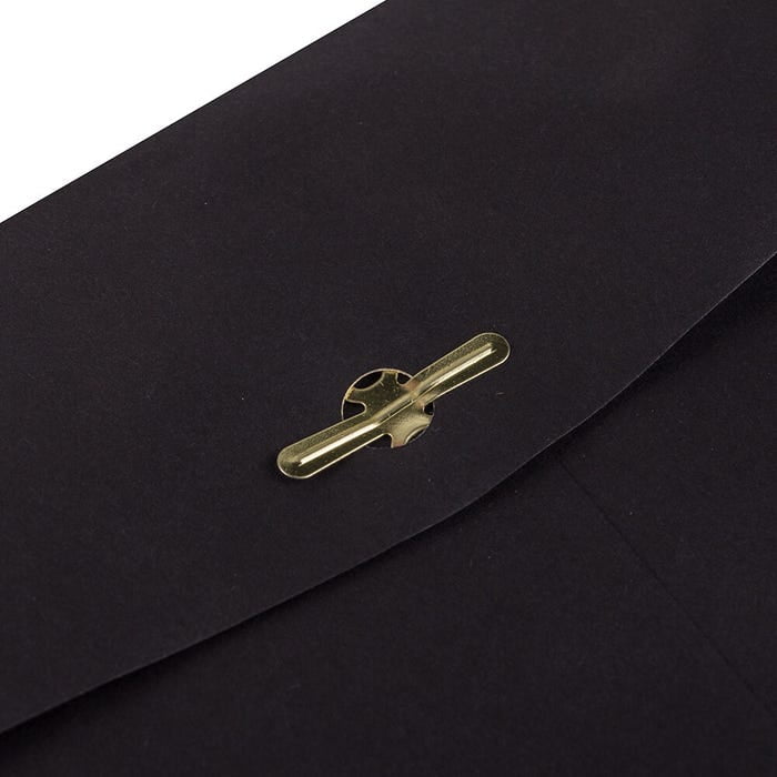 JAM Paper 9 x 12 Clasp Envelopes, Midnight Black, 200/Pack