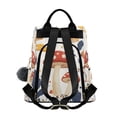 thumbnail image 2 of FORMRS Women's Travel Backpack Purse Anti-Theft Hidden Pockets Casual Shoulder Bag, White Mushroom, 2 of 7
