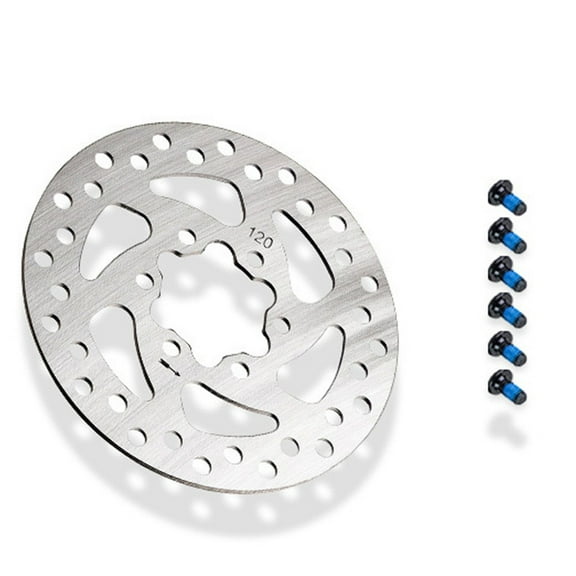 PASILI 120Mm 6 Holes Brake Disc Rotor W/Screws For X Iaomi-Pro/Pro2 Electric Scooter Scooter Mountain Road Bicycle Parts 2024