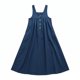 thumbnail image 2 of TaTaai Women's Casual Mini Dress Sleeveless Jumper Dress Linen Feel Solid Color Round Neck Pocket Detail A-Line Summer Wear Gift, 2 of 5