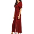 thumbnail image 4 of Sakkas Bridget Renaissance Dress - Cayenne - S/M, 4 of 5