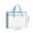 Blue, variant on LNOGEUPG Light Blue Multifunctional File Storage Bag, Waterproof Portable Large Capacity Document Tote Bag, Durable Handheld File Organizer for Office Meeting Travel Laptop Paper Storage