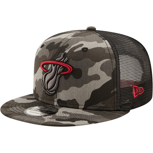 Men�s New Era Camo Miami Heat 9FIFTY Snapback Hat OSFA Men�s New Era Camo Miami Heat 9FIFTY Snapback Hat OSFA