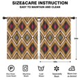 thumbnail image 2 of Blackout Kids Curtains,Boho Bohemia Geometric Line Art Childrens Insulated Curtains Set Of 2,Bedroom Essentials,Toddler Room Decor 42"x54"(106x137cm), 2 of 4