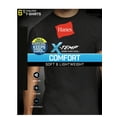 thumbnail image 3 of Hanes Mens Red Label X-Temp 6-Pack Dyed Crewneck Undershirts, L, Black, 3 of 3