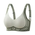 thumbnail image 1 of GDREDA Women's Bra Transparent Shoulder Strap Cordless Backless Spongeless Adjustable for Comfort and Style, 1 of 8