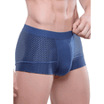 thumbnail image 3 of Hirigin Men Underwear Mesh Briefs Breathable Underpants Modal Cotton Trunks Underwear, 3 of 5