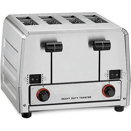 

Waring Commercial WCT800 4-Slice Heavy Duty Commercial QWE123-Up Toaster 120V 2200W5-20 Phase PlugQWE123