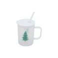 thumbnail image 2 of 20 Ounce White Frosted Acrylic Christmas Mug with Lid and Straw, by Holiday Time, 2 of 6