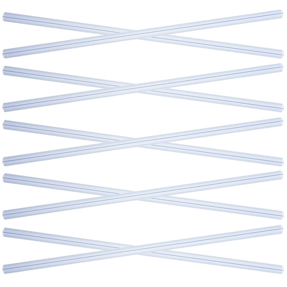 10 Pcs Clipboard Sliding Transparent Binder Bar Slides Clips
