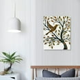 thumbnail image 4 of JRXY  Hummingbird with Branches Leaves Wall Art, Tree Branch Hummingbird Wall Decor Wall Sculpture for Home Garden Fence Yard 16x20 in, 4 of 5